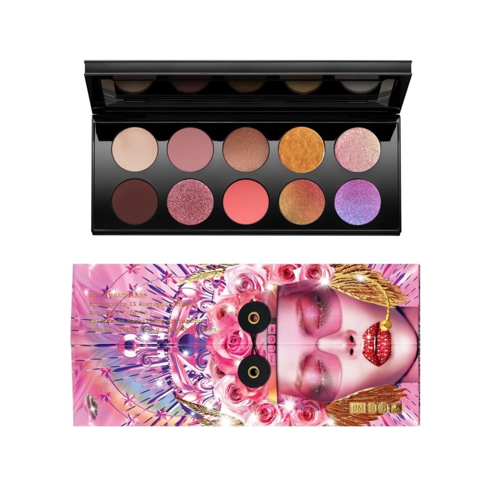 Pat McGrath Labs Set of 10 Eyeshadows Boxed Set with Bonus Lip Colors NWT
